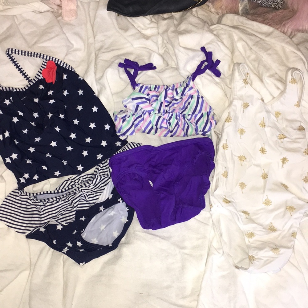 Swim suit bundle comes with hooded beach cover up
